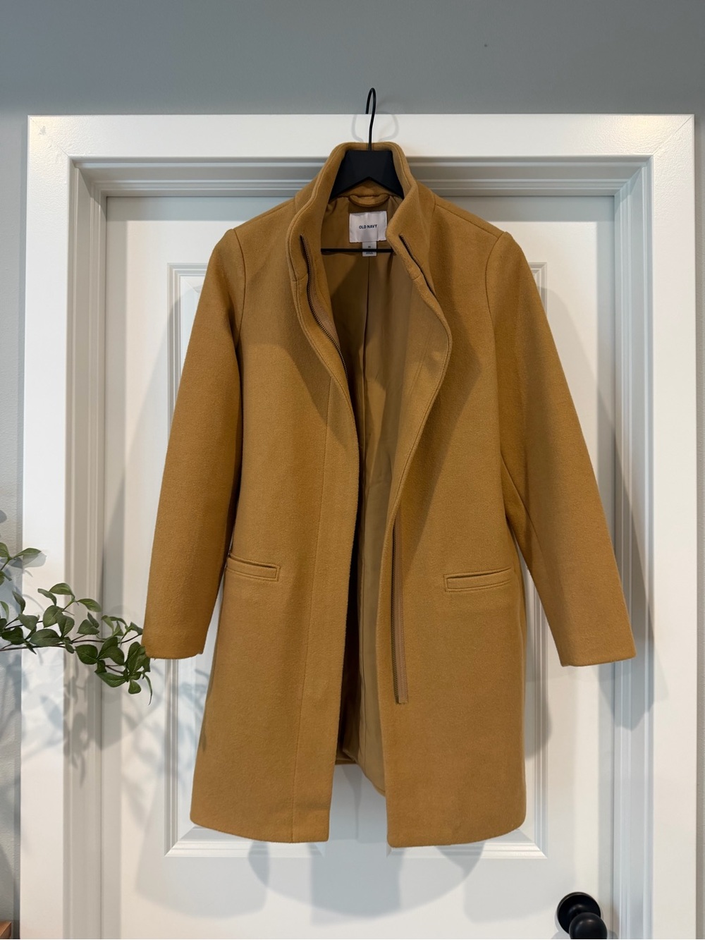 Old Navy Women's Camel Trench Coat